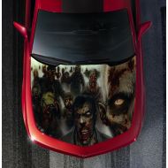 Avery H24 ZOMBIE ZOMBIES - HOOD WRAP - Wraps Decal Sticker Tint Vinyl Image Graphic Carbon Print Laminated Printed Fiber