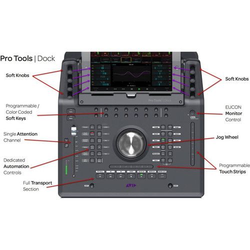  Avid Pro Tools Dock - EUCON Control Surface for Integrating with iPad