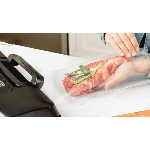  Avid Armor Vacuum Sealer Bags Quart 300 - Pack Size 8x12 Inch for Food Saver, Seal a Meal Vac Sealers, Sous Vide Vacume Cooking Safe, BPA Free, Heavy Duty Commercial Grade Pre-Cut Storage Bag