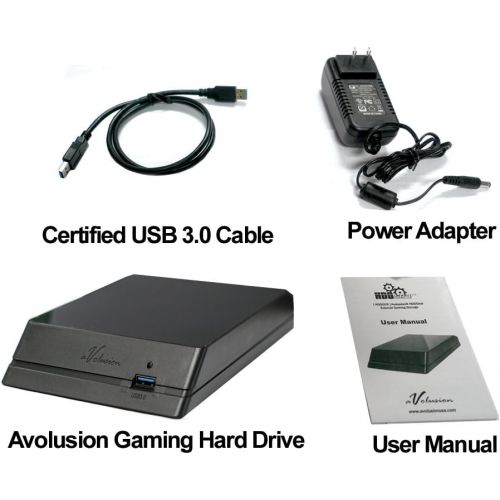  Avolusion HDDGear 1TB (1000GB) USB 3.0 External Gaming Hard Drive (for Xbox One X, Pre-Formatted) - 2 Year Warranty