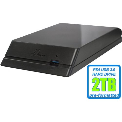  Avolusion HDDGear 2TB (2000GB) 7200RPM 64MB Cache USB 3.0 External PS4 Gaming Hard Drive (PS4 Pre-Formatted) - PS4, PS4 Slim, PS4 Slim Pro - 2 Year Warranty