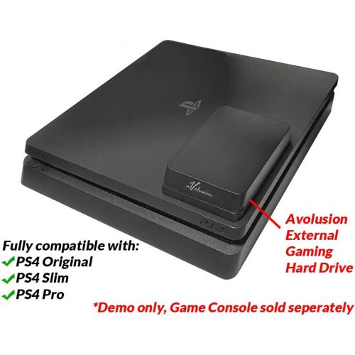  Avolusion Mini HDDGear Pro 2TB USB 3.0 Portable PS4 External Gaming Hard Drive (PS4 Pre-Formatted) HD250U3-X1-PRO-2TB-PS - 2 Year Warranty