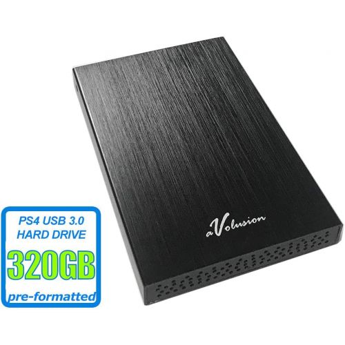  Avolusion HD250U3 320GB USB 3.0 External Gaming Hard Drive (for PS4, Pre-formatted) - 2 Year Warranty