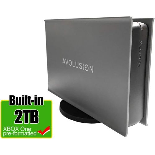  Avolusion PRO-5X Series 2TB USB 3.0 External Gaming Hard Drive for Xbox One Original, S & X (Grey)