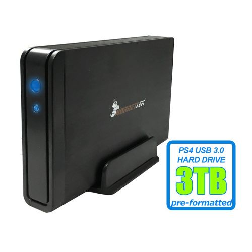  Avolusion HornetTek Viper 3TB (3000GB) 7200RPM 64MB Cache USB 3.0 External PS4 Hard Drive (PS4 Pre-Formatted) - PS4, PS4 Slim & PS4 Pro