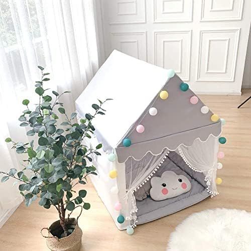  [아마존베스트]Avrsol Kids Play Tent - Large Playhouse Children Play Castle Fairy Tent for Girls & Boys Birthday Gift