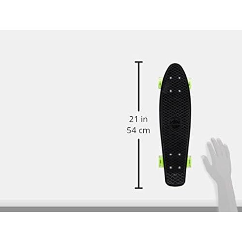  Awaii Skawvinli-000N0Skateboard, Unisex, Kinder, schwarz,57,15 cm