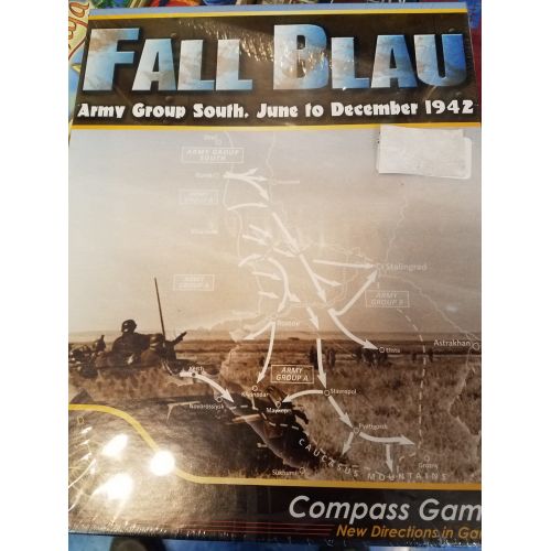  Awesome Games Fall Blau: Army Group South June-December 1942 - Compass Games Board Game New!