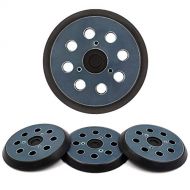 AxPower 4 Packs 5 inch 8 Hole Replacement Sander Pads 5 Hook and Loop Sanding Backing Plates for Makita 743081-8 743051-7, DeWalt 151281-08 DW4388, Porter Cable, Hitachi 324-209