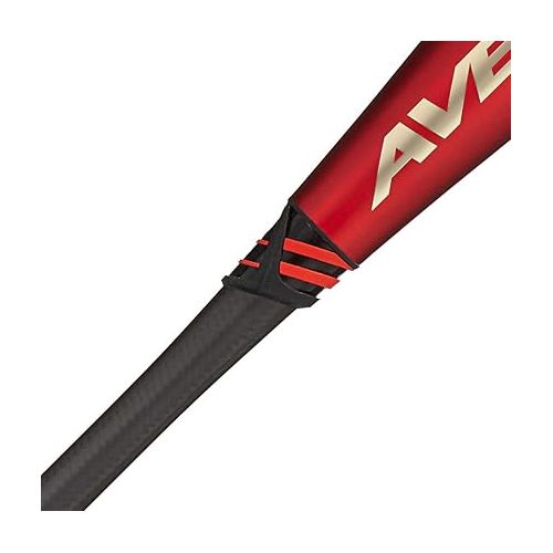  Axe Bat 2022 Avenge Pro Hybrid (-3) BBCOR Baseball Bat, Power Handle, Red/Gold