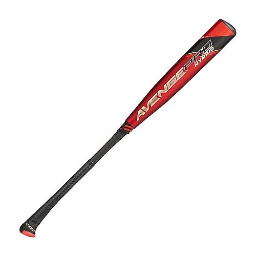  Axe Bat 2022 Avenge Pro Hybrid (-3) BBCOR Baseball Bat, Power Handle, Red/Gold