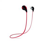 Axess AXESS EPBT101 Bluetooth Headphone with Hands-Free Calling Bluetooth & Built-in Rechargeable Battery, Red