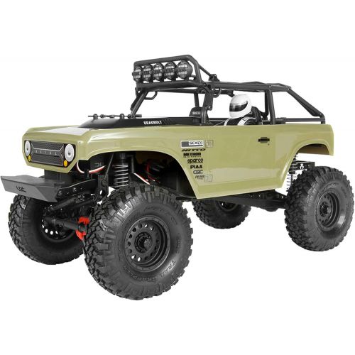  Axial SCX10 II Deadbolt 4WD RC Rock Crawler Off-Road 4x4 Electric RTR with 2.4GHz Radio, Waterproof ESC, 1/10 Scale (Olive Drab)