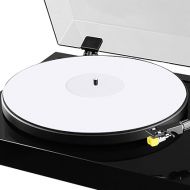 Axiom White Acrylic Turntable Mat - Platter Slipmat for 12