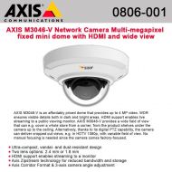 /Axis Communications AXIS M3046-V Network Camera Multi-megapixel fixed mini dome HDMI and wide view