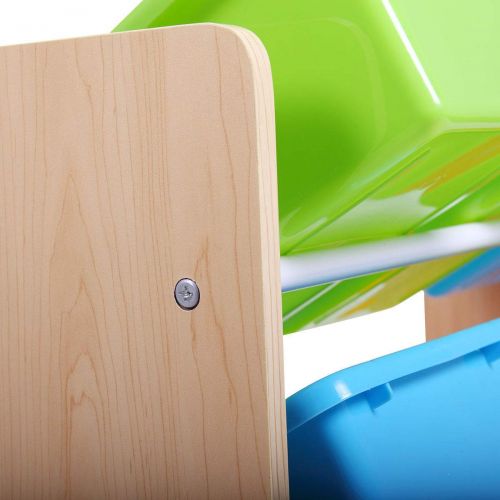  AyaMastro 25.6 L Kid Plastic Toy Rack Shelf Storage Organizer Removable Drawer Shelve with Ebook