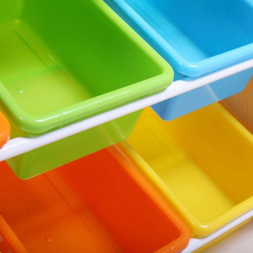  AyaMastro 25.6 L Kid Plastic Toy Rack Shelf Storage Organizer Removable Drawer Shelve with Ebook