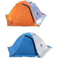 AYAMAYA 2PCS 4 Season Backpacking Tent (Blue + Orange)