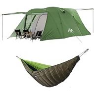 AYAMAYA Camping Tents for 6-8 Person and Hammock Underquilt