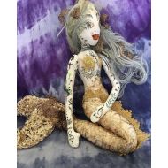 /Aytencanan Collectible handmade mermaid art doll with tatoos