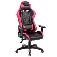 Ayvek Chairs JD-7219-PK Superswift Extreme Gaming Chair, Pink