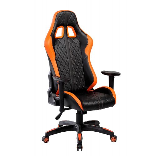  Ayvek Chairs JD-7219-OR SuperSwift Extreme Gaming Chair Orange