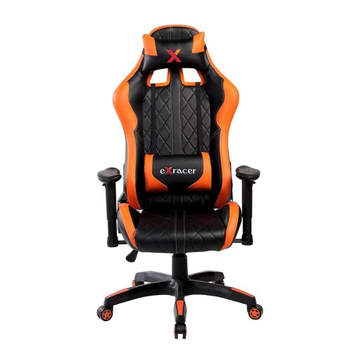  Ayvek Chairs JD-7219-OR SuperSwift Extreme Gaming Chair Orange