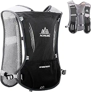 Azarxis Hydration Backpack Pack 5L 5.5L Running Vest for Women and Men Marathon Trail Race Jogging Cycling Hiking