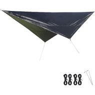 Azarxis Ground Cloth for Tent Tarp Footprint Camping Backpacking Floor Saver Groundsheet Waterproof Sand Free Picnic Hiking with Stakes Rope Carry Bag