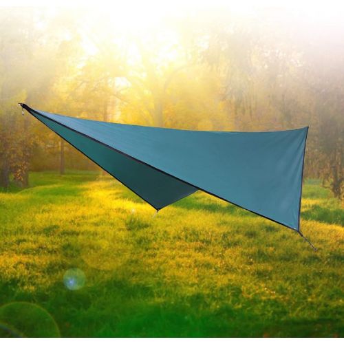  Azarxis Waterproof Camping Tent Tarp Hammock Rain Fly Footprint Ground Cloth Shelter Sunshade Beach Picnic Blanket Mat for Outdoor Camping Park Lawn