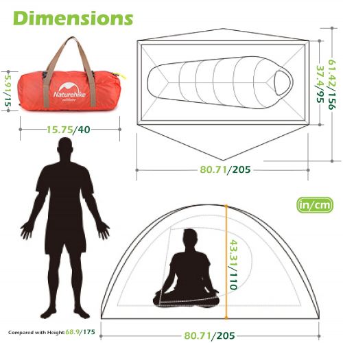  Azarxis 1 2 Man Person 3 Season Tent for Camping Backpacking Hiking Easy Set up Waterproof Lightweight Professional Double Layer Aluminum Rod