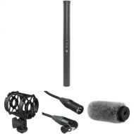 Azden SGM-250 Shotgun Microphone with Shockmount, Windshield, and XLR Cable Kit (Battery, Phantom)