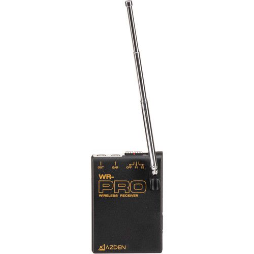  Azden WHX-PRO VHF Camera-Mount Wireless Cardioid Handheld Microphone System (169 & 170 MHz)