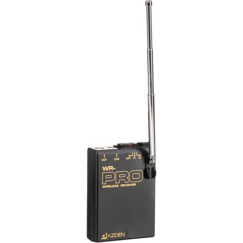  Azden WR-PRO VHF Camera-Mount Wireless Receiver (169 & 170 MHz)