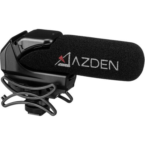  Azden SMX-15 Shotgun Video Mic and Furry Windshield Cover Kit
