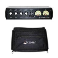 Azden 4 Channel Portable Mic/Line Mixer with USB Digital Audio Output - With Azden FMX42C Carrying Case