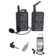 Azden PRO-XD Digital Wireless Lavalier Mic System - Includes PRO-XDR Receiver, PRO-XDT Transmitter, EX-503XD Lavalier Microphone with Rode Lavalier Mic for Smartphones, Rode TRRS t