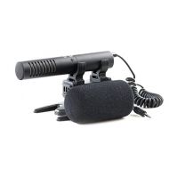 Azden SMX-20 Compact High-Performance Directional Stereo mic with stereo mini-plug output cable, windscreen and shock-mount holder