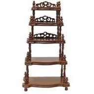 Dollhouse Miniature The Lincoln Five Shelf Etagere by Aztec Imports, Inc.