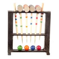 Aztec Imports, Inc. Dollhouse Miniature Croquet Set