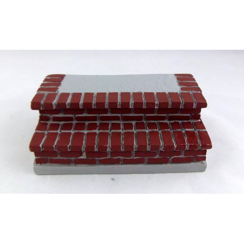  Aztec Imports, Inc. Dollhouse Miniature Brick Entry Stairs