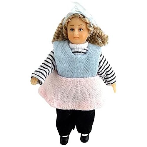  Aztec Imports, Inc. Dollhouse Miniature Dolls 1:12 Scale Susannah Donnelly Girl #Sd0011