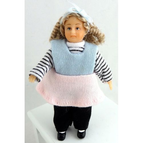  Aztec Imports, Inc. Dollhouse Miniature Dolls 1:12 Scale Susannah Donnelly Girl #Sd0011