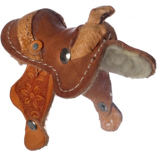  Aztec Imports, Inc. Dollhouse Miniature 1:12 Scale Western Leather Saddle #M0026