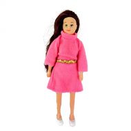 Aztec Imports, Inc. Dollhouse Miniature People Modern Brunette Mum Mother For Your Family