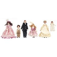 Aztec Imports, Inc. Dollhouse Victorian Family with Maid