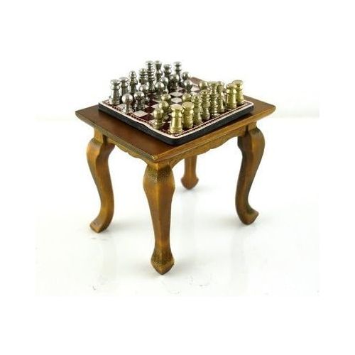  Aztec Imports, Inc. Miniature Chess Table and Set sold at Miniatures