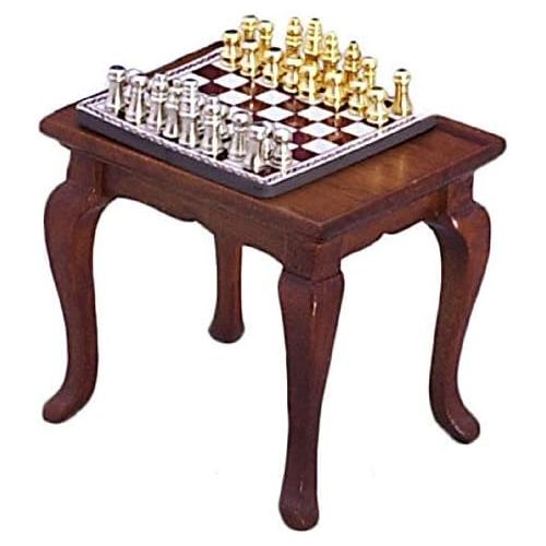  Aztec Imports, Inc. Miniature Chess Table and Set sold at Miniatures