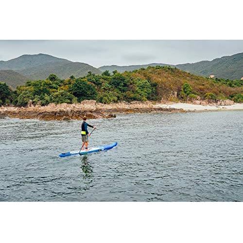  AZTRON Neptune 12.6 Double Double Sup Stand up Paddle Board mit Power Carbon 70 Paddel und Leash