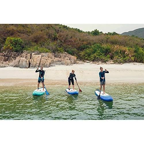  AZTRON Neptune 12.6 Double Double Sup Stand up Paddle Board mit Power Carbon 70 Paddel und Leash